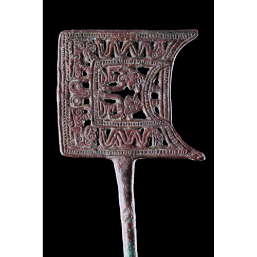 An Openwork Copper Alloy Garment Pin